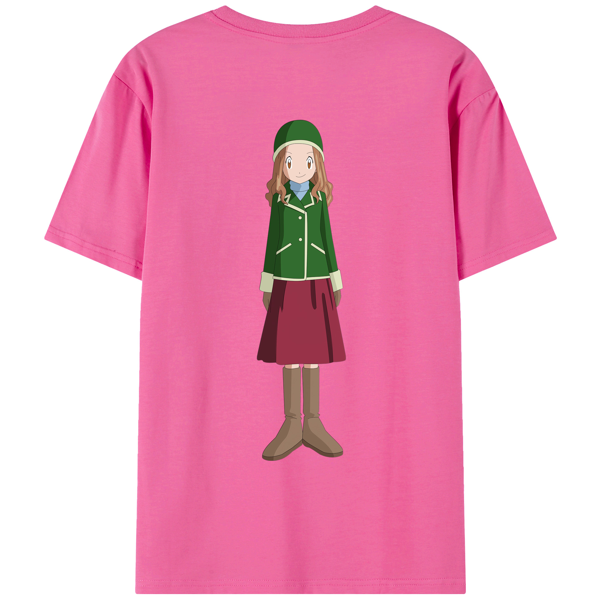 （画像用） Digimon デジタルモンスター/デジモン レディース半袖Tシャツ(バックプリント)